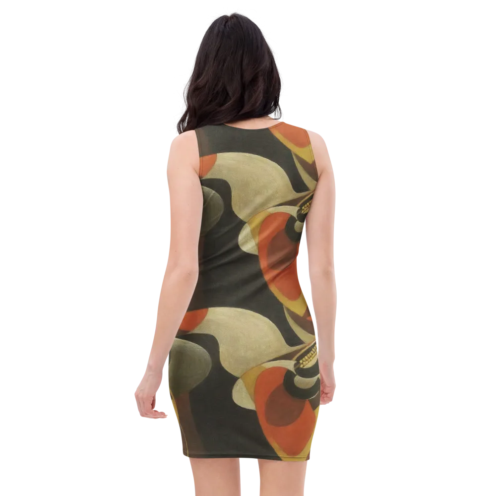 Sienna Circuit on Bodycon Dress — Back