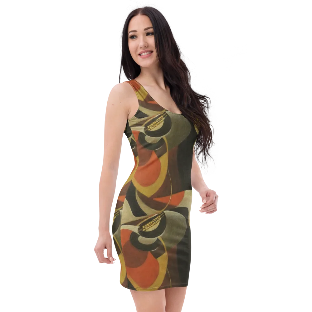 Sienna Circuit on Bodycon Dress — Right Front