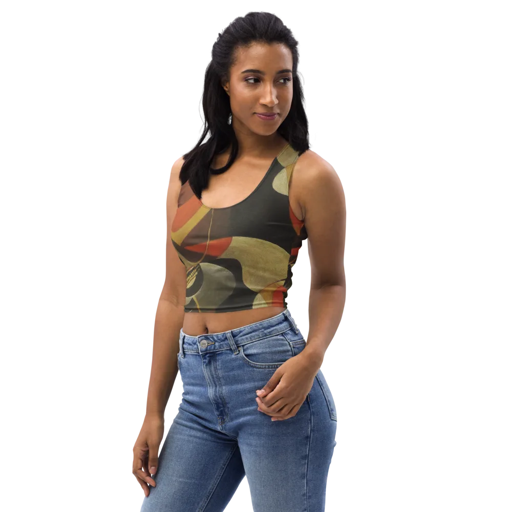 Sienna Circuit on Crop Top — Left Front