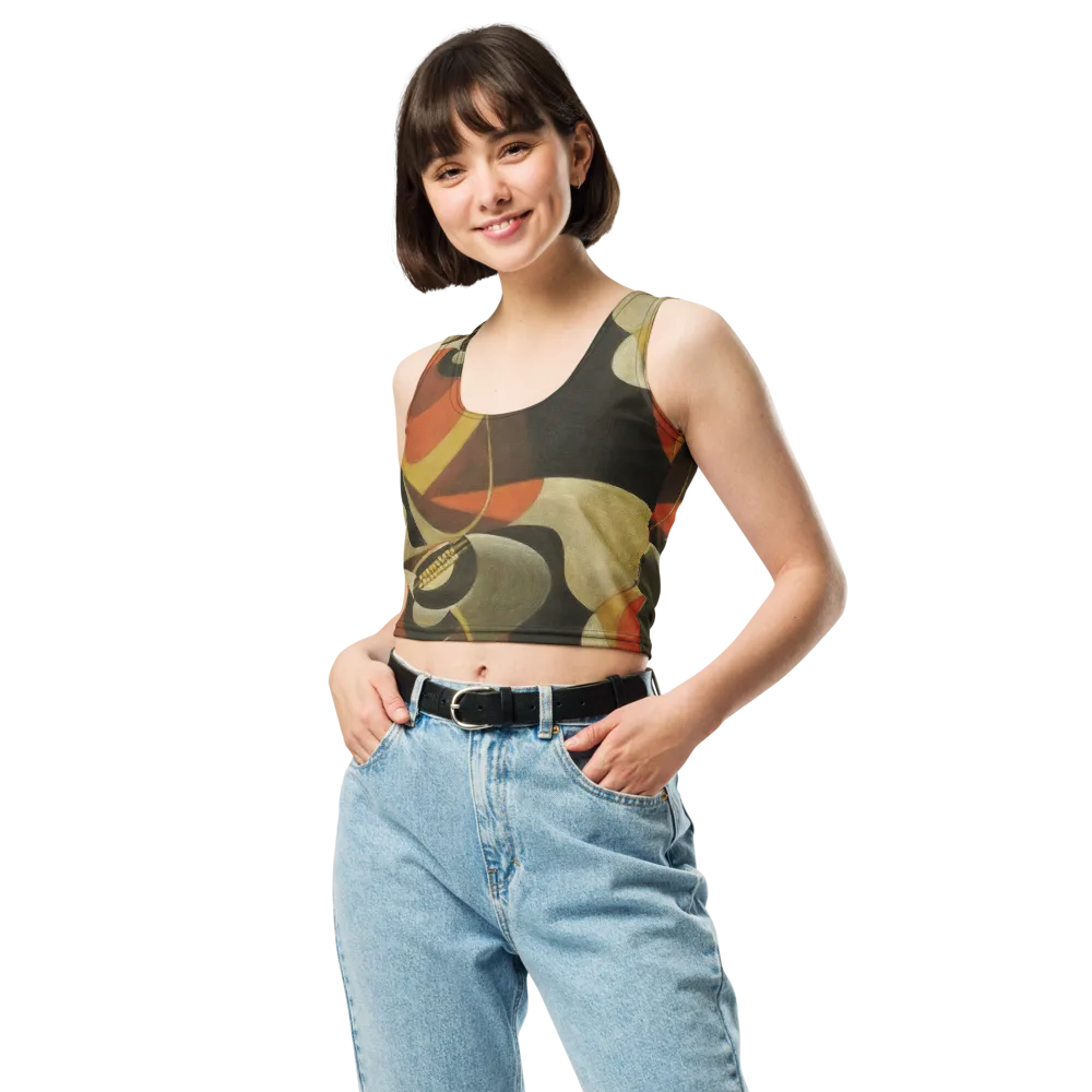 Sienna Circuit on Crop Top — Front