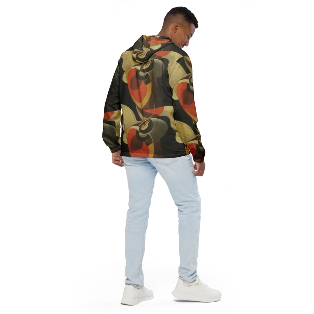 Sienna Circuit on Men's Windbreaker — Back