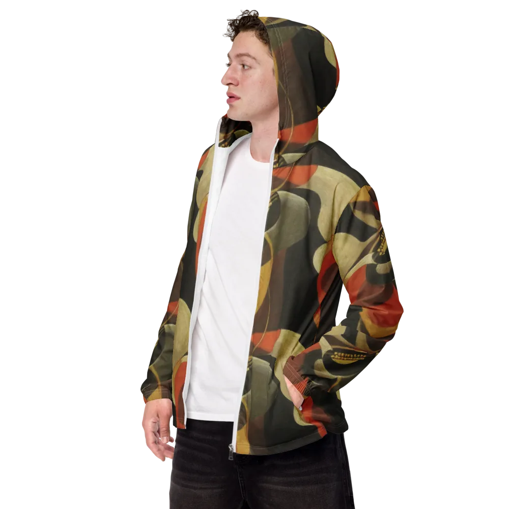 Sienna Circuit on Men's Windbreaker — Left Front