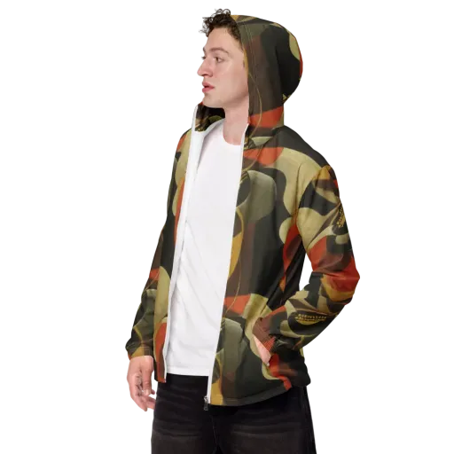 Sienna Circuit on a Men's Windbreaker