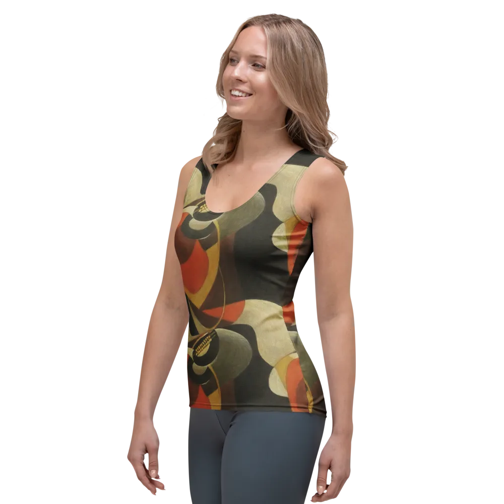 Sienna Circuit on Women's Tank Top — Left Front
