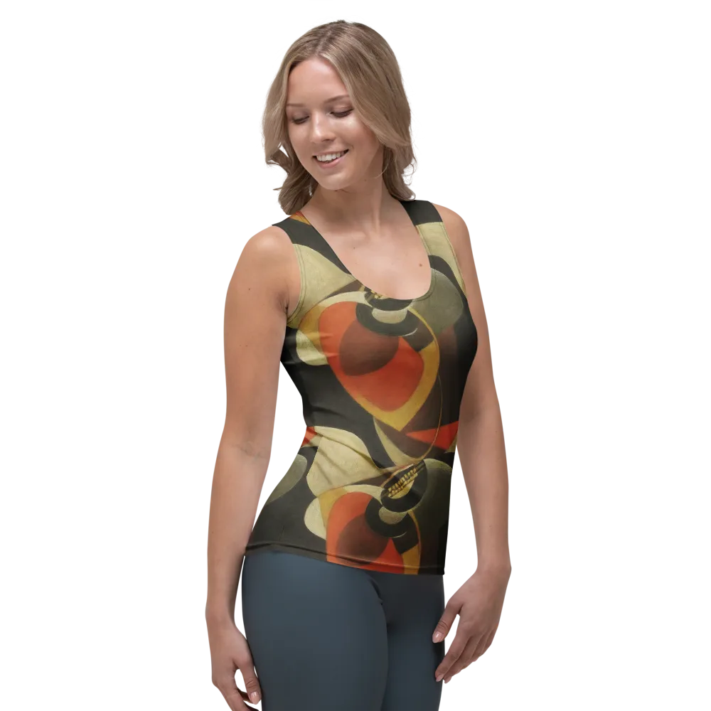 Sienna Circuit on Women's Tank Top — Right Front