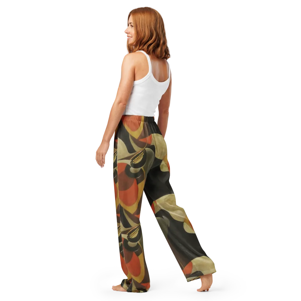 Sienna Circuit on Women's Pajama Pants — Back