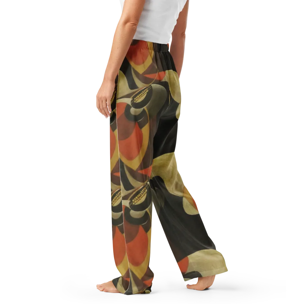 Sienna Circuit on Women's Pajama Pants — Left