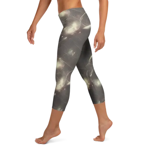 Nebula Veins on a Capri Leggings