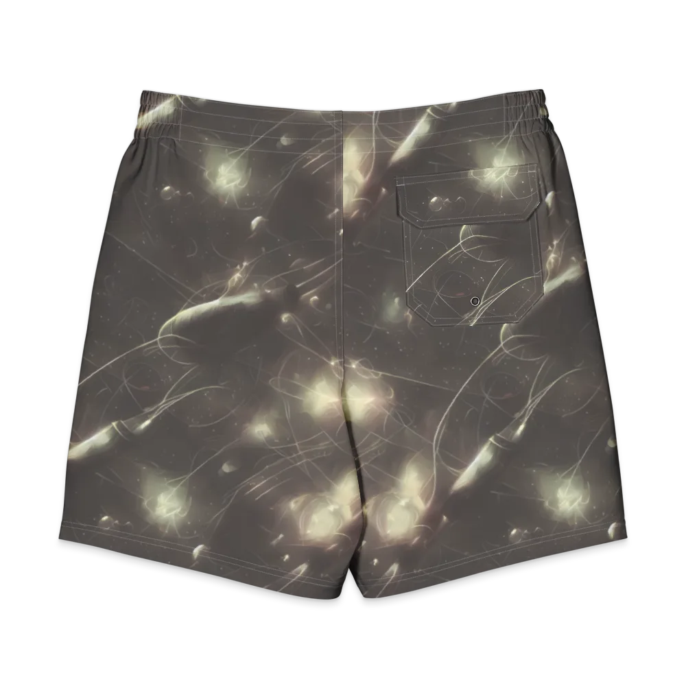 Nebula Veins on Men's Board Shorts — Back