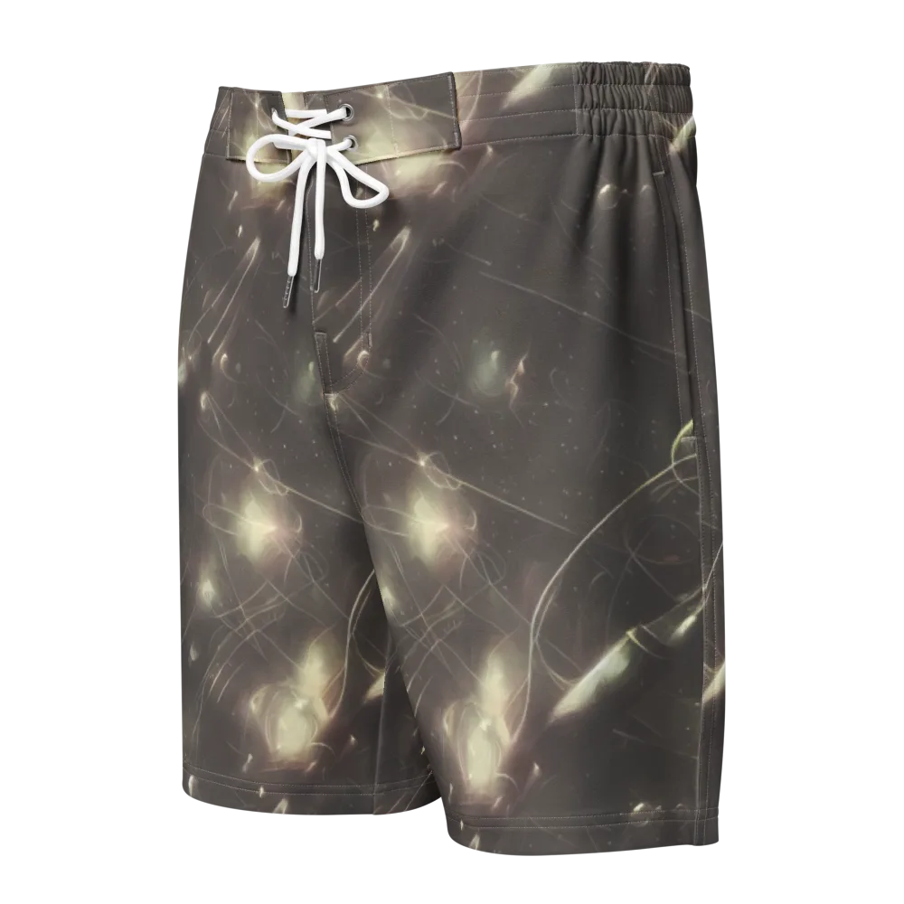 Nebula Veins on Men's Board Shorts — Front