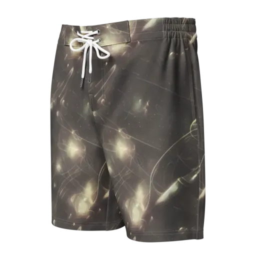Nebula Veins on a Men's Board Shorts