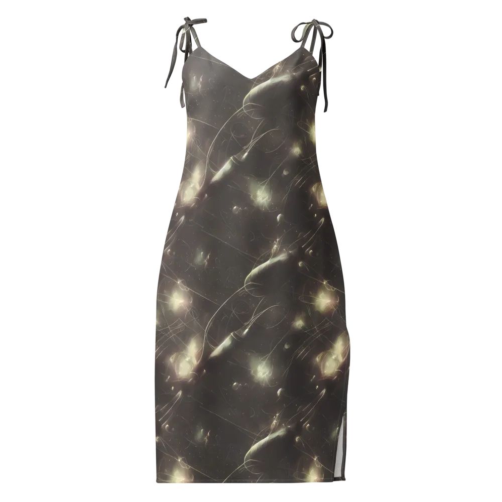 Nebula Veins on Slip Dress — Front