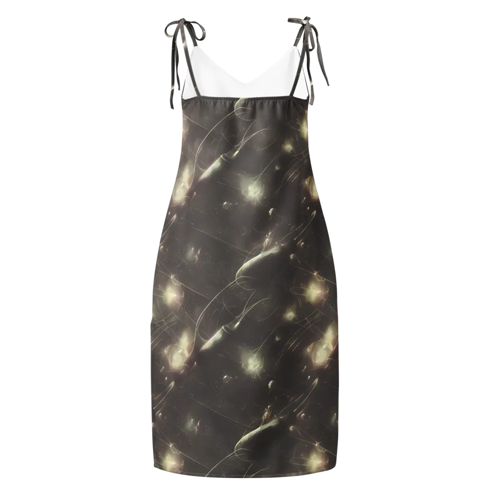 Nebula Veins on Slip Dress — Back