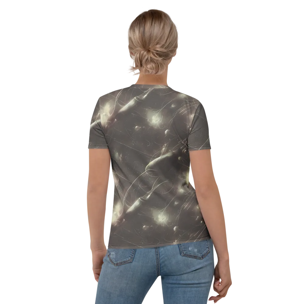 Nebula Veins on Women's Crew Neck T-Shirt — Back