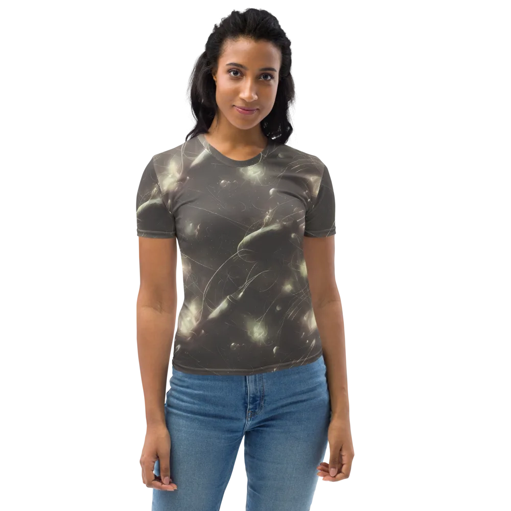 Nebula Veins on Women's Crew Neck T-Shirt — Front