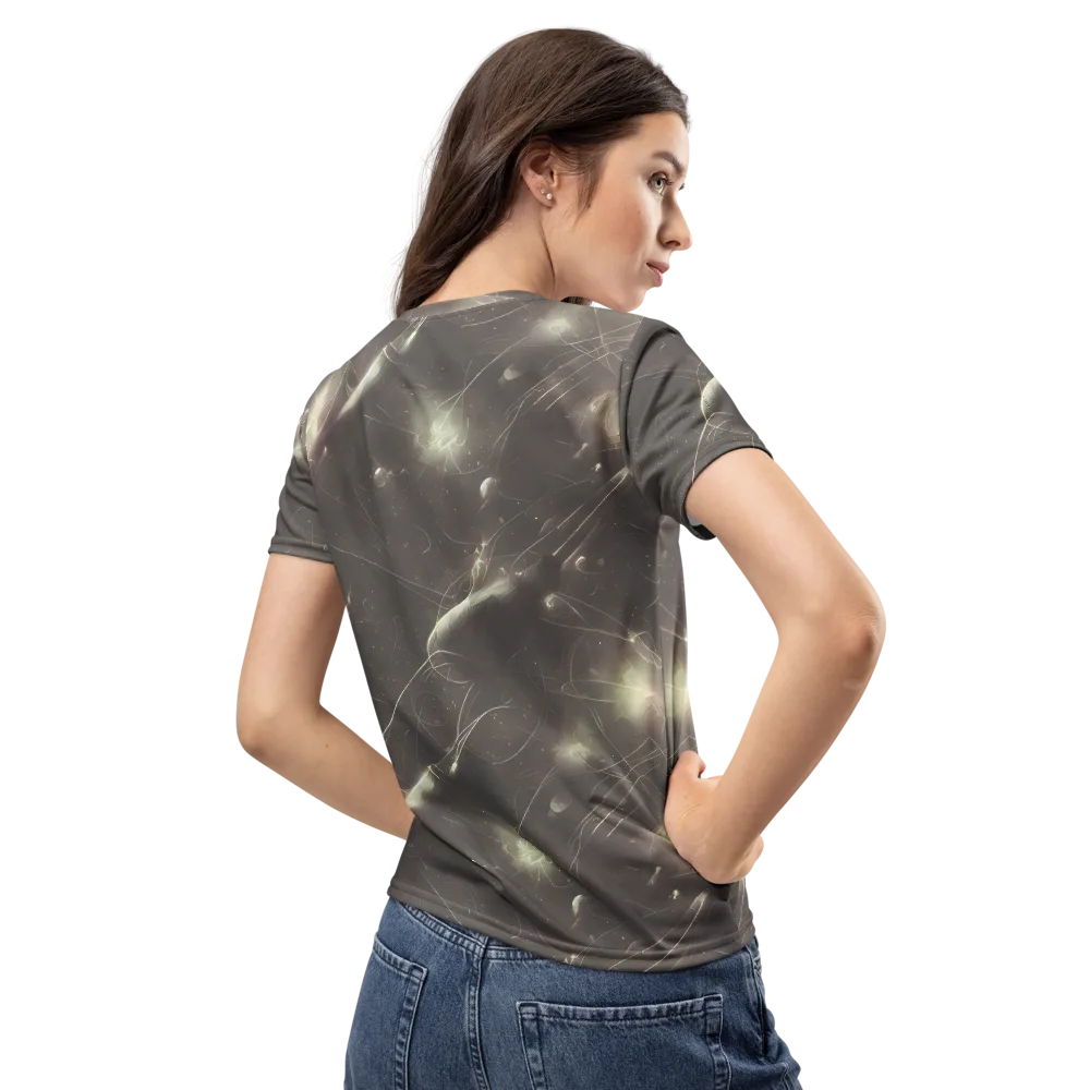 Nebula Veins on Women's Crew Neck T-Shirt — Back
