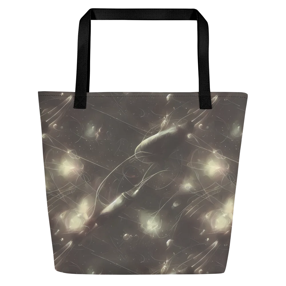 Nebula Veins on Large Tote Bag W/ Pocket — Front