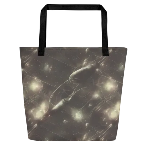 Nebula Veins on a Large Tote Bag W/ Pocket