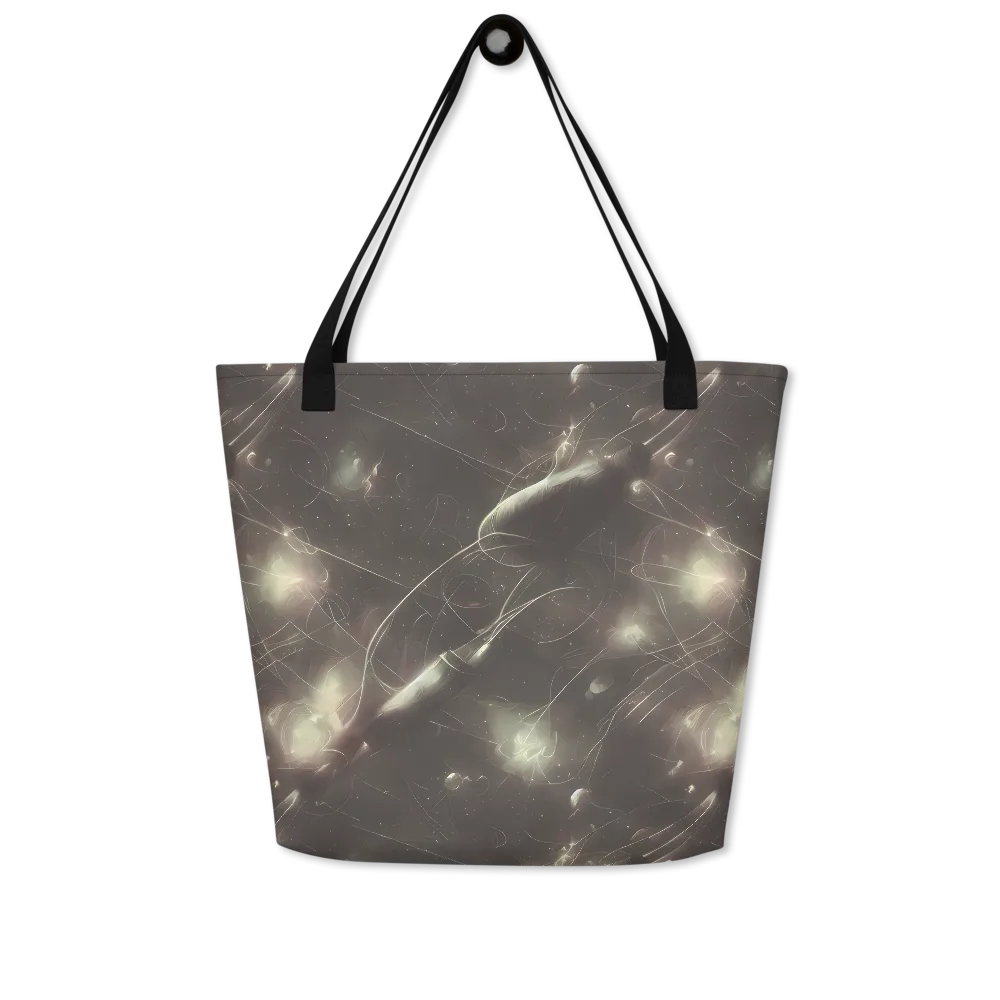 Nebula Veins on Large Tote Bag W/ Pocket — Front