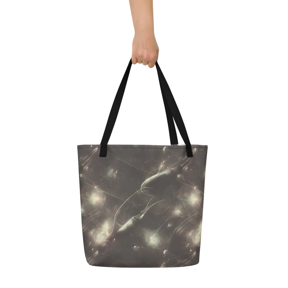 Nebula Veins on Large Tote Bag W/ Pocket — Front