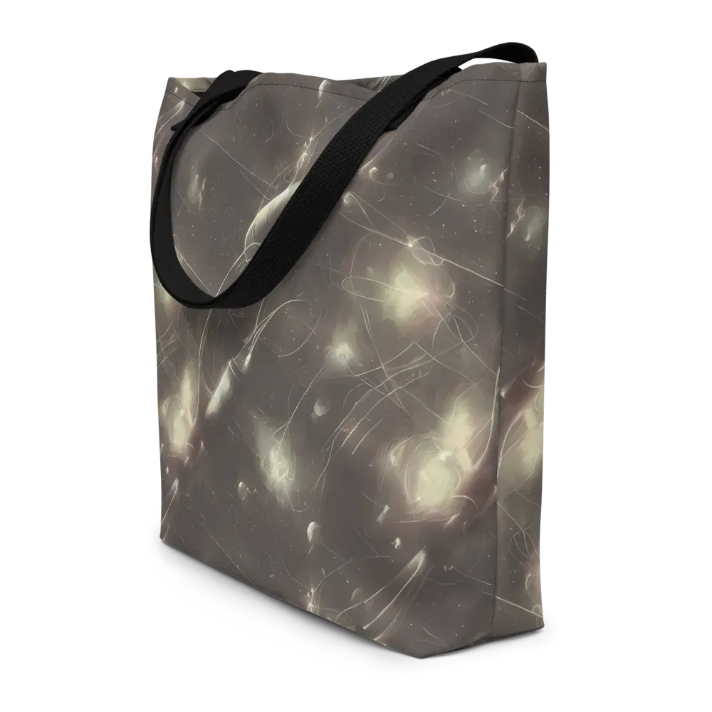 Nebula Veins on Large Tote Bag W/ Pocket — Front
