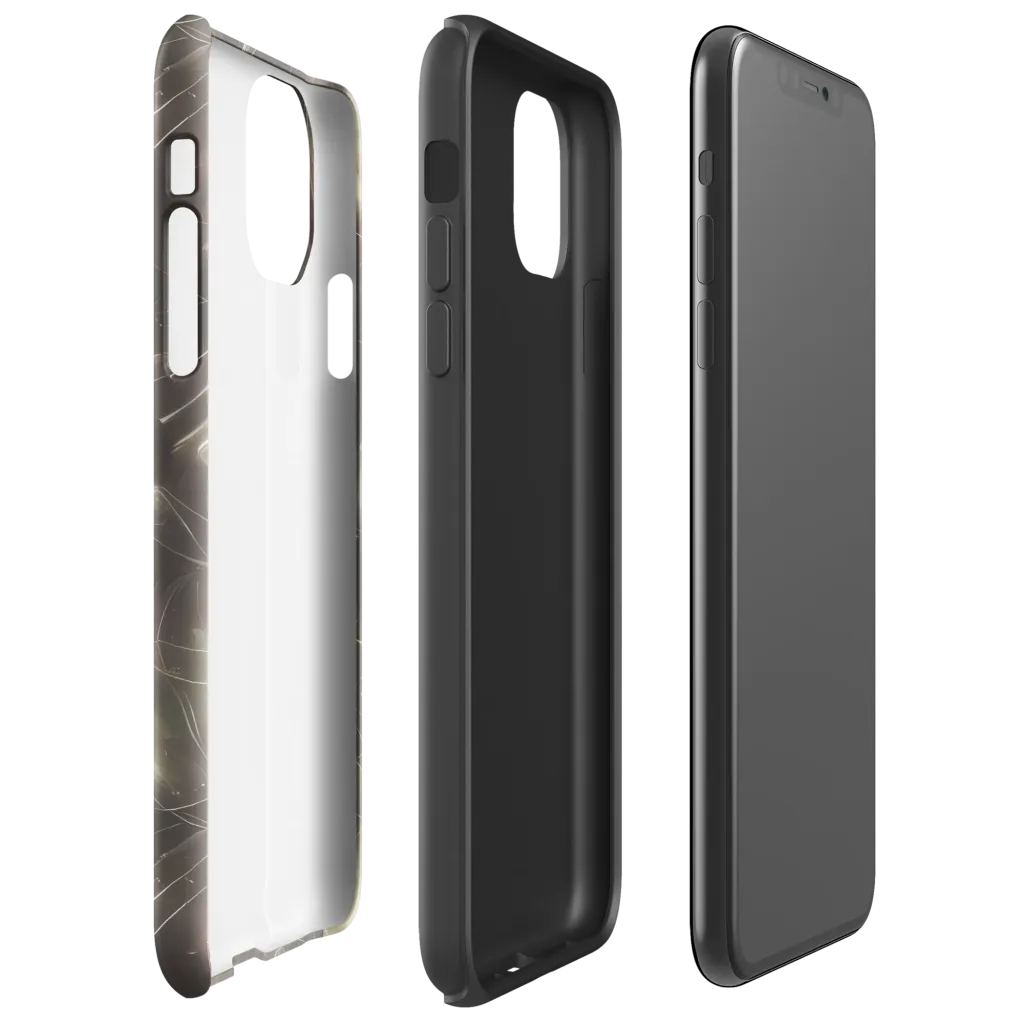 Nebula Veins on Tough Case for iPhone® — Right