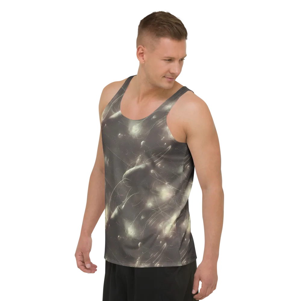 Nebula Veins on Men's Tank Top — Left Front