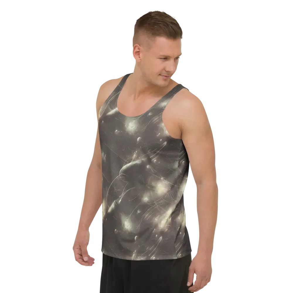 Nebula Veins on Men's Tank Top — Left Front