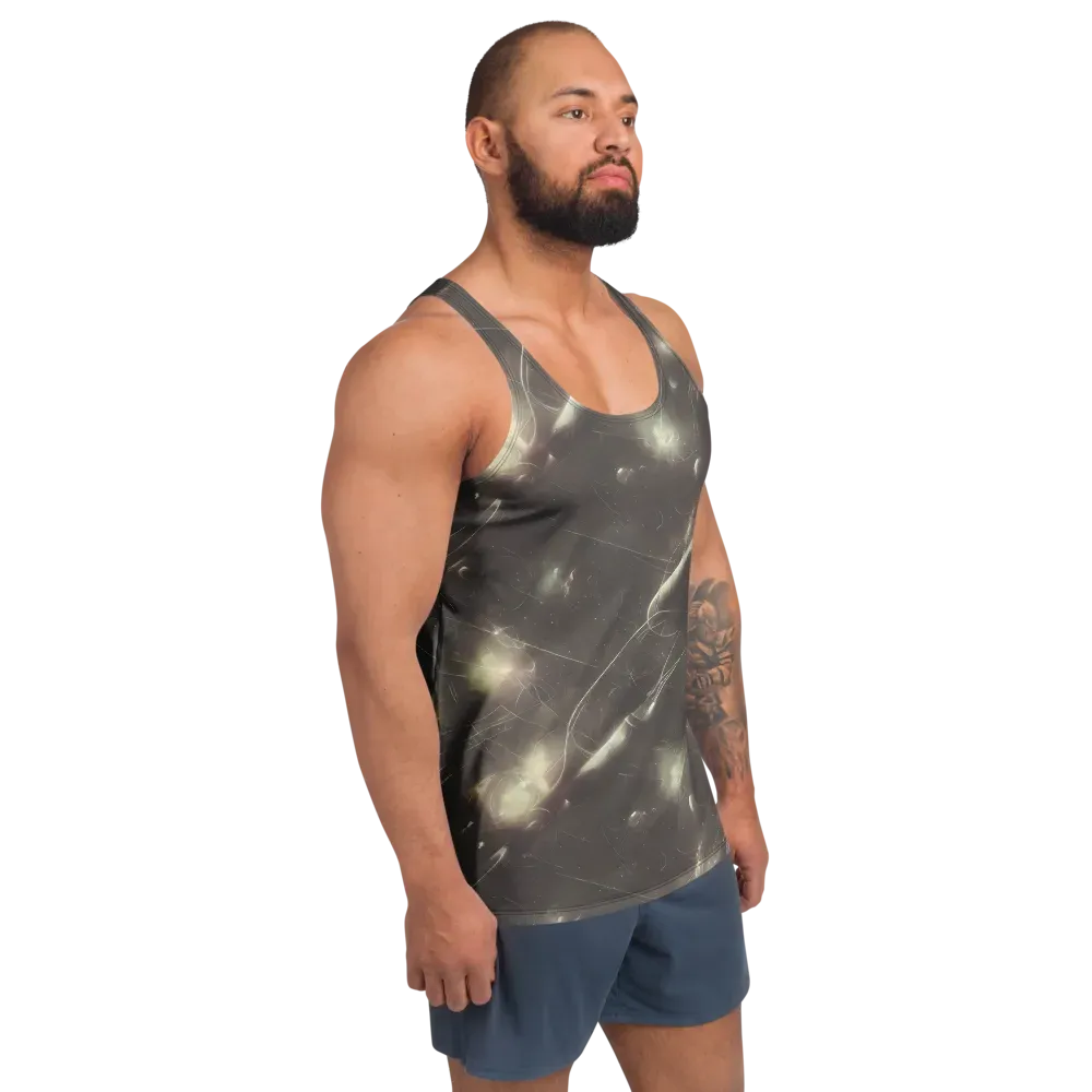 Nebula Veins on Men's Tank Top — Right Front
