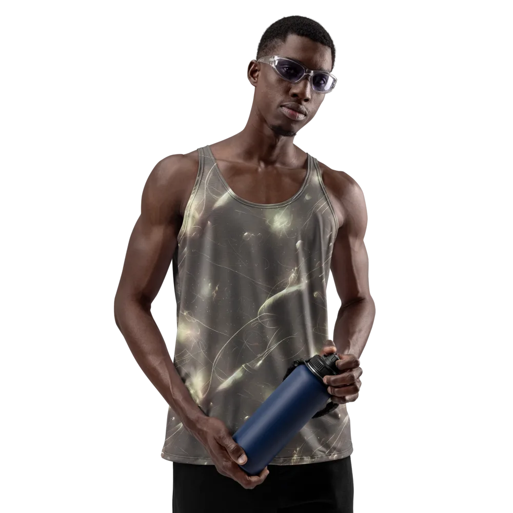 Nebula Veins on Men's Tank Top — Front