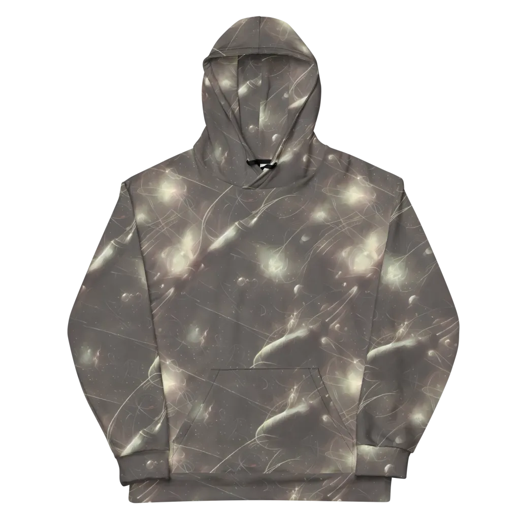 Nebula Veins on Cotton Hoodie — Front