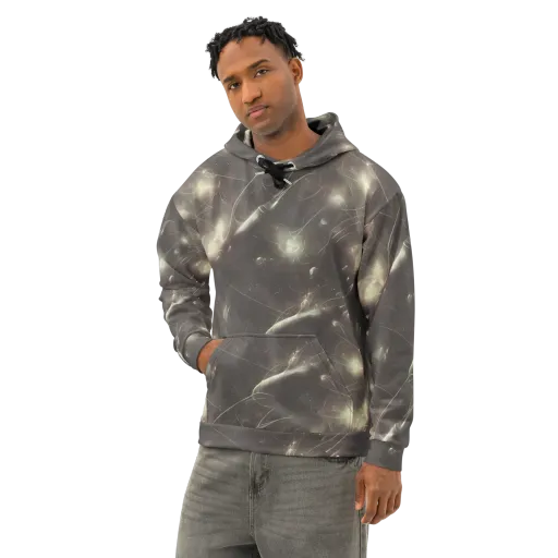 Nebula Veins on a Cotton Hoodie