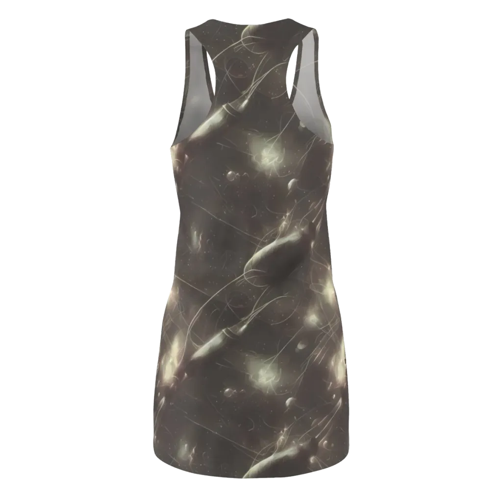 Nebula Veins on Racerback Dress — Back