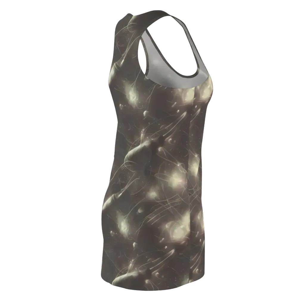 Nebula Veins on Racerback Dress — Back Side