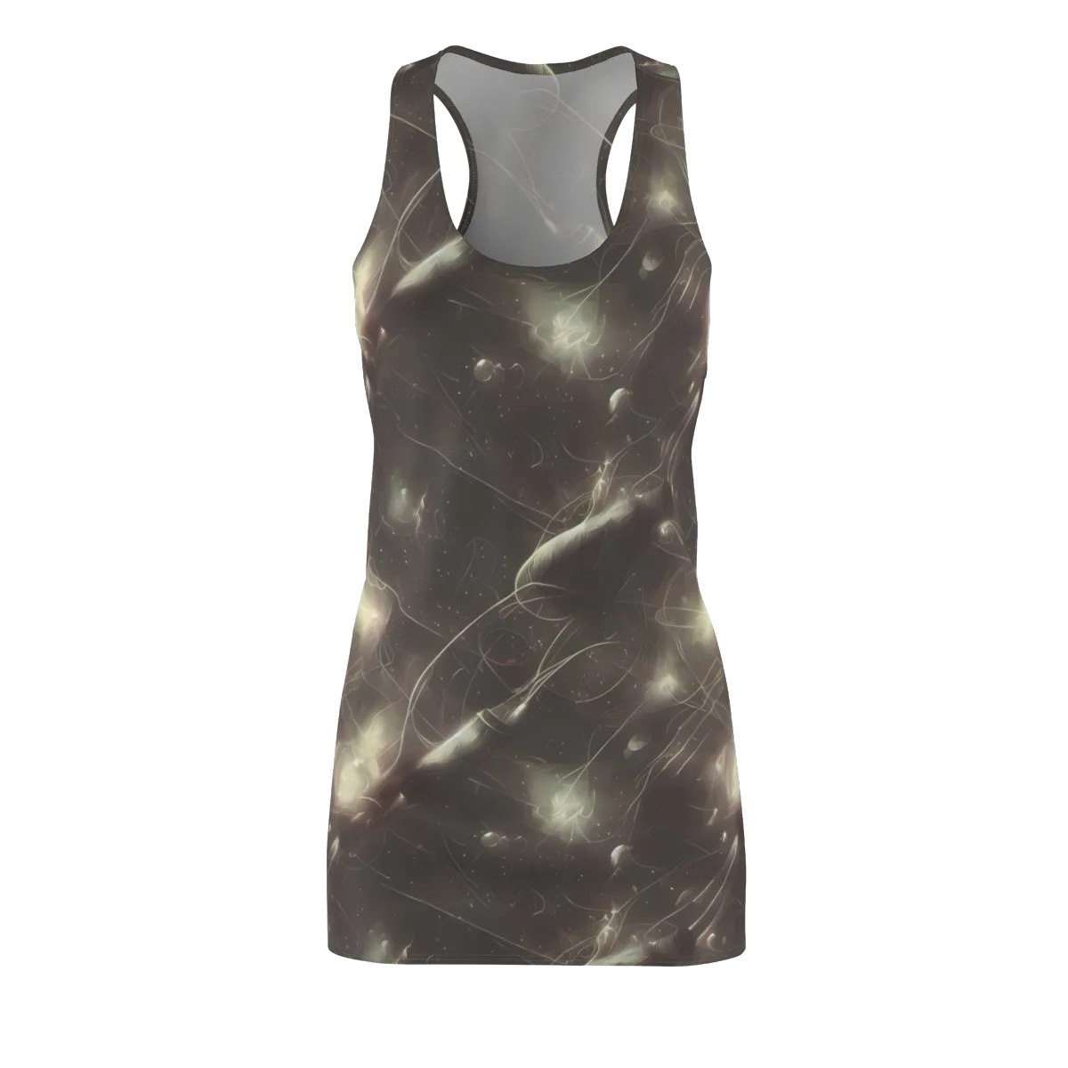 Nebula Veins on Racerback Dress — Front