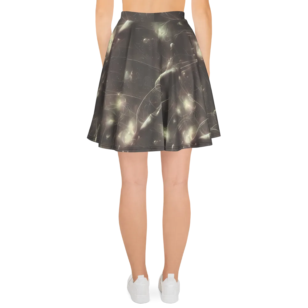 Nebula Veins on Skater Skirt — Back