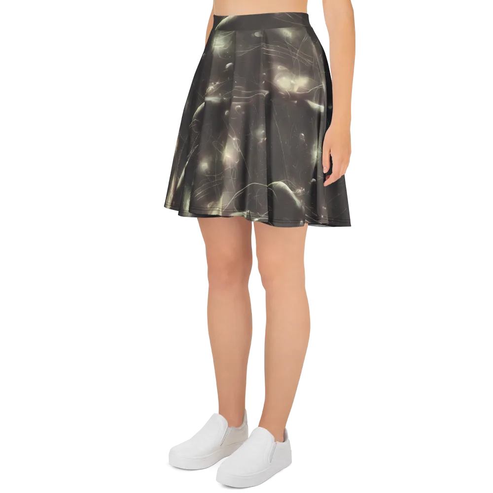Nebula Veins on Skater Skirt — Left