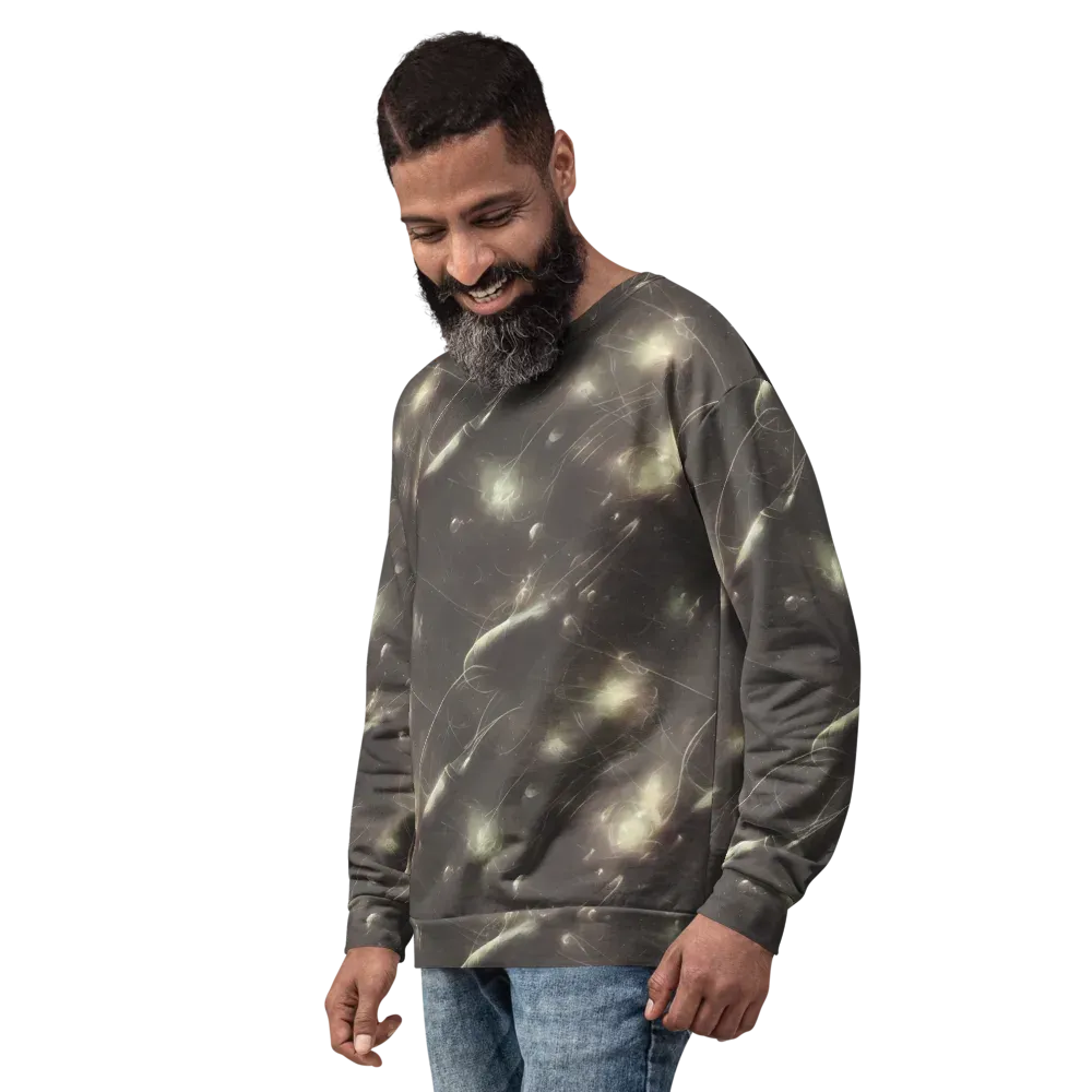 Nebula Veins on Sweatshirt — Left Front