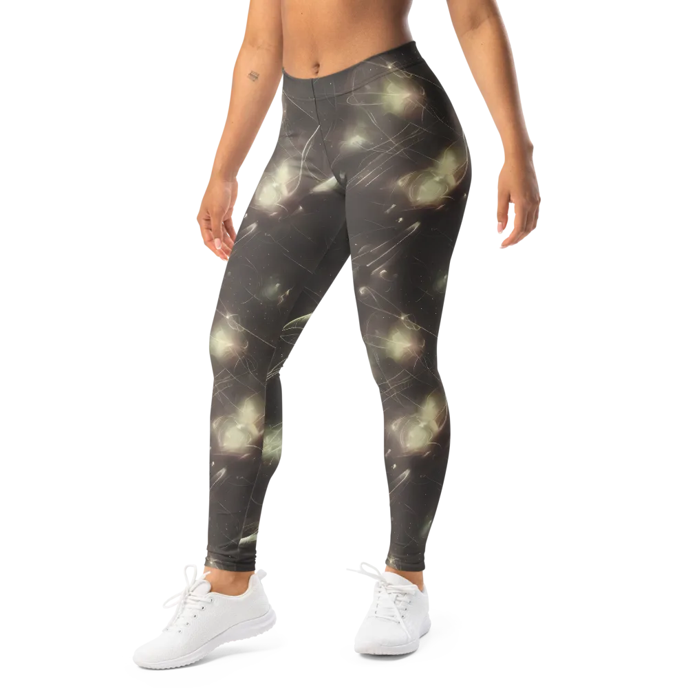 Nebula Veins on Leggings — Left Front