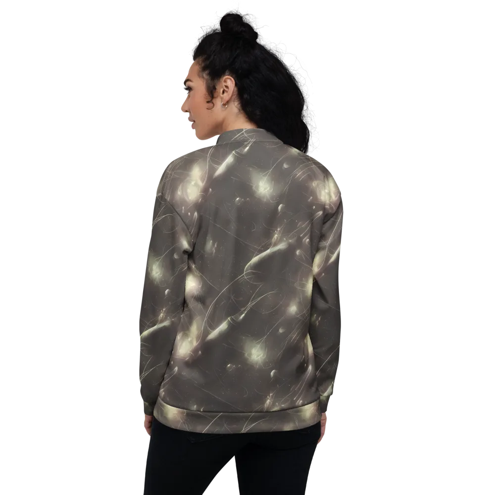 Nebula Veins on Bomber Jacket — Back
