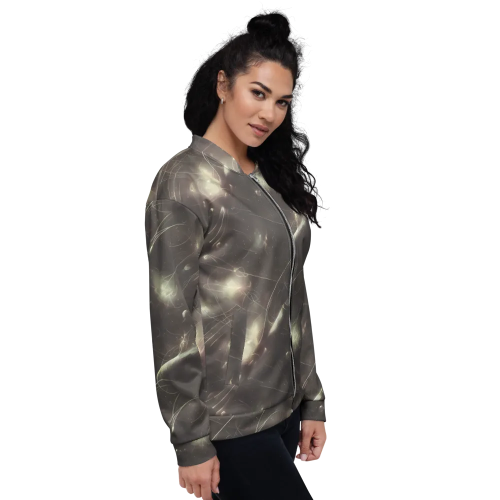 Nebula Veins on Bomber Jacket — Right