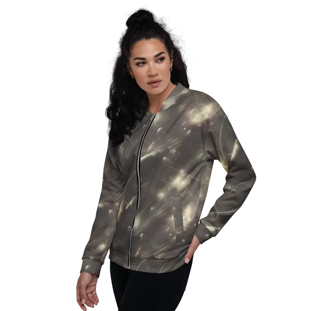 Nebula Veins on Bomber Jacket — Left