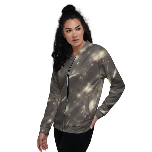 Nebula Veins on a Bomber Jacket