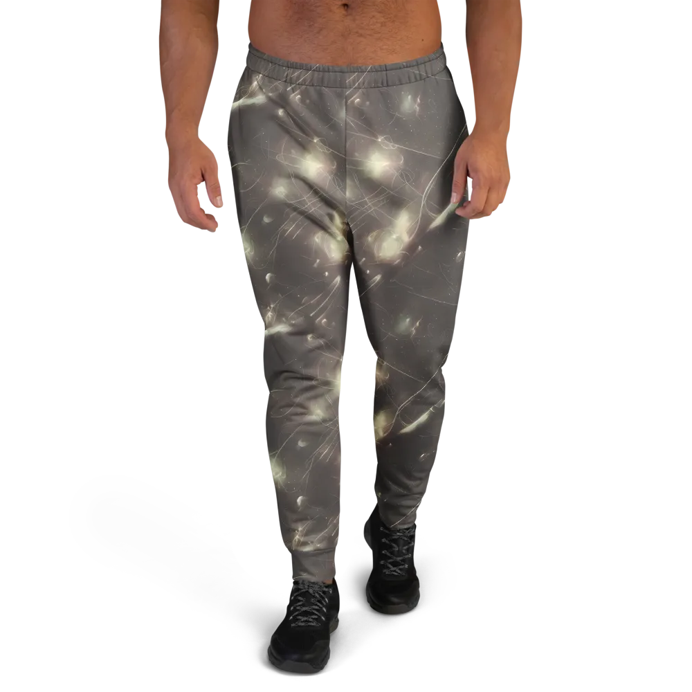 Nebula Veins on Men's Joggers — Front