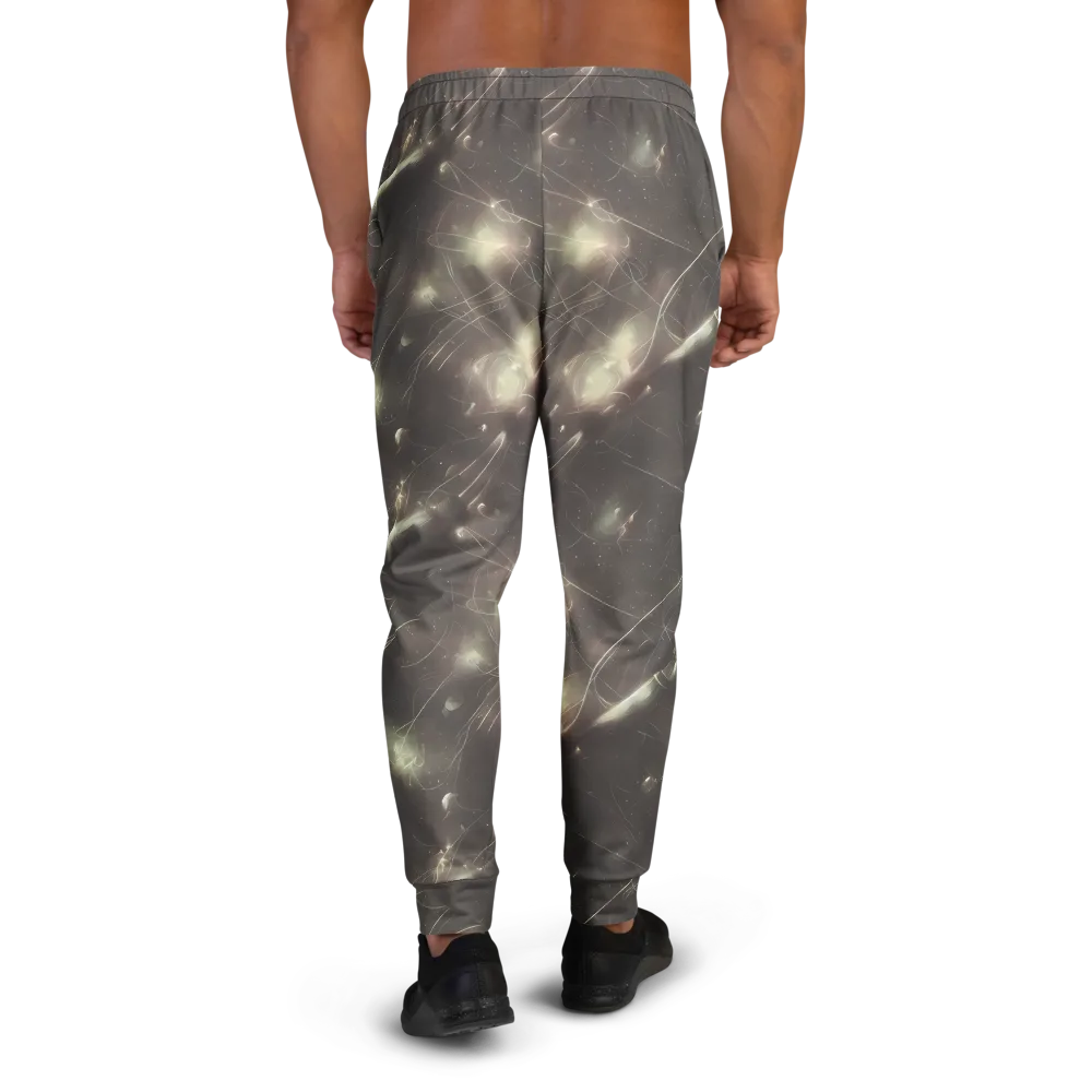 Nebula Veins on Men's Joggers — Back