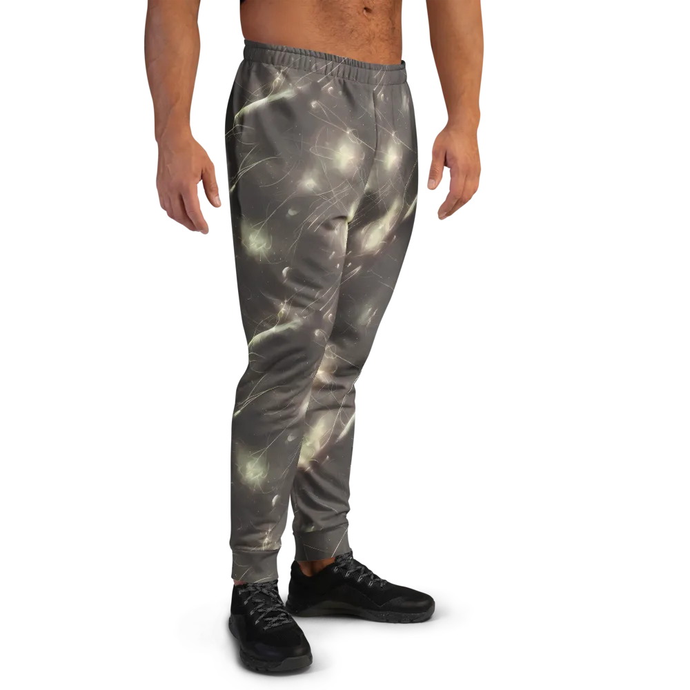 Nebula Veins on Men's Joggers — Right