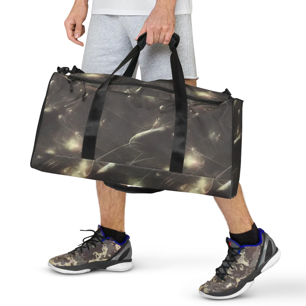 Nebula Veins on Duffle Bag — Front