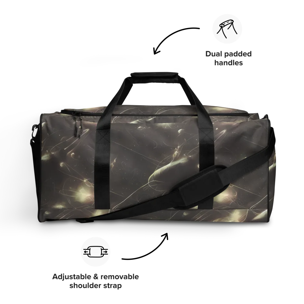Nebula Veins on Duffle Bag — Front