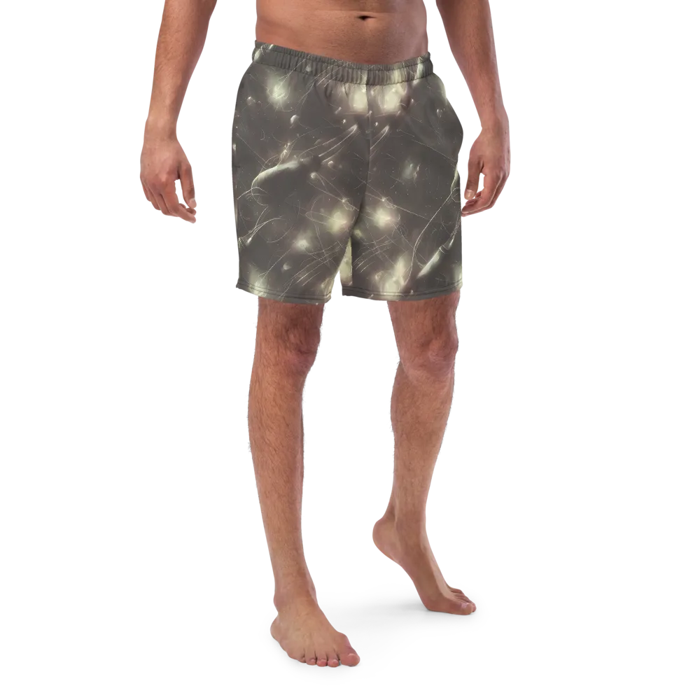 Nebula Veins on Swim Trunks — Front