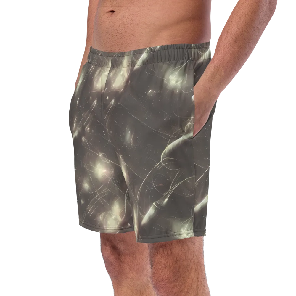 Nebula Veins on Swim Trunks — Left Front